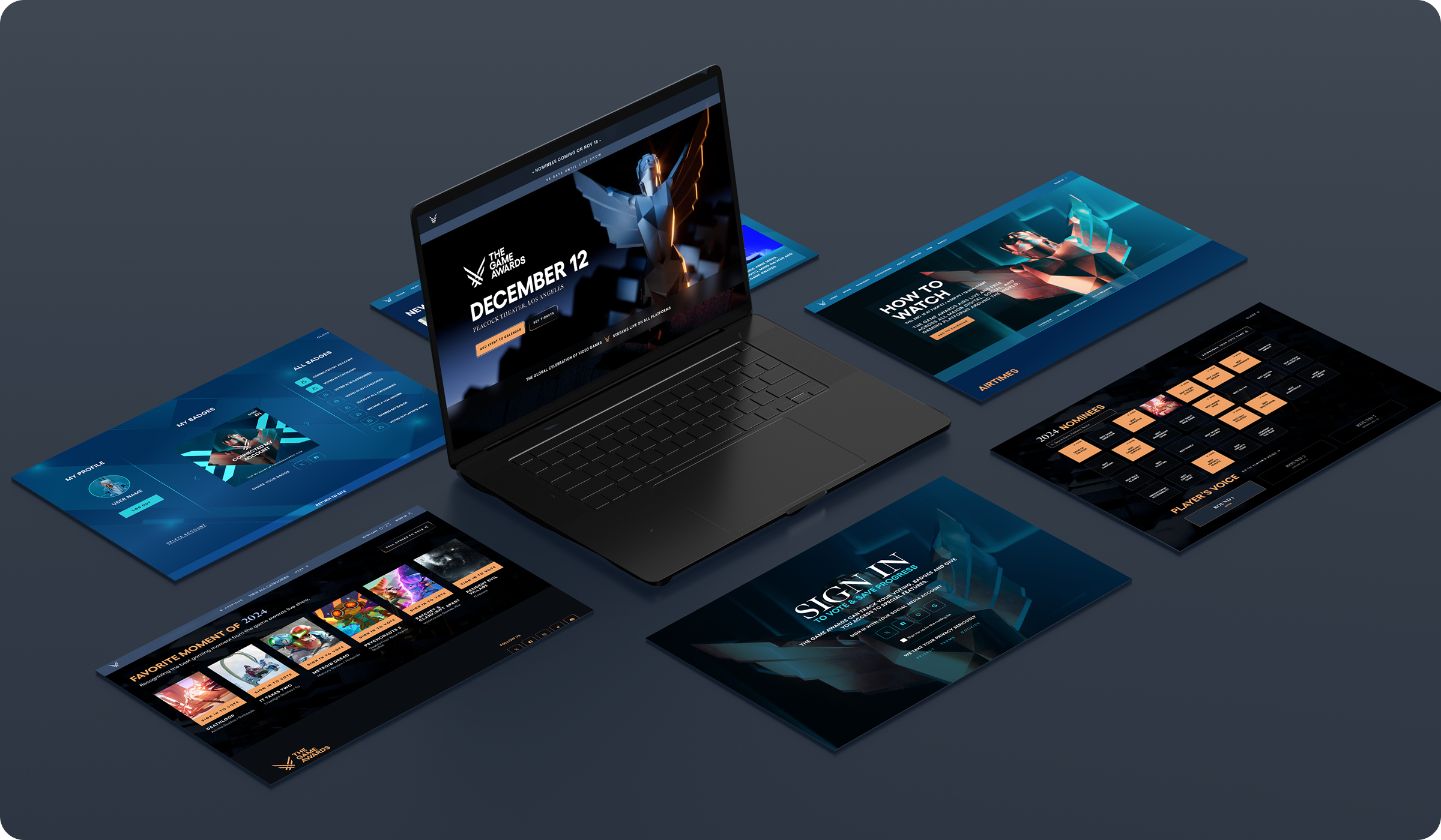 The Game Awards editorial and news pages