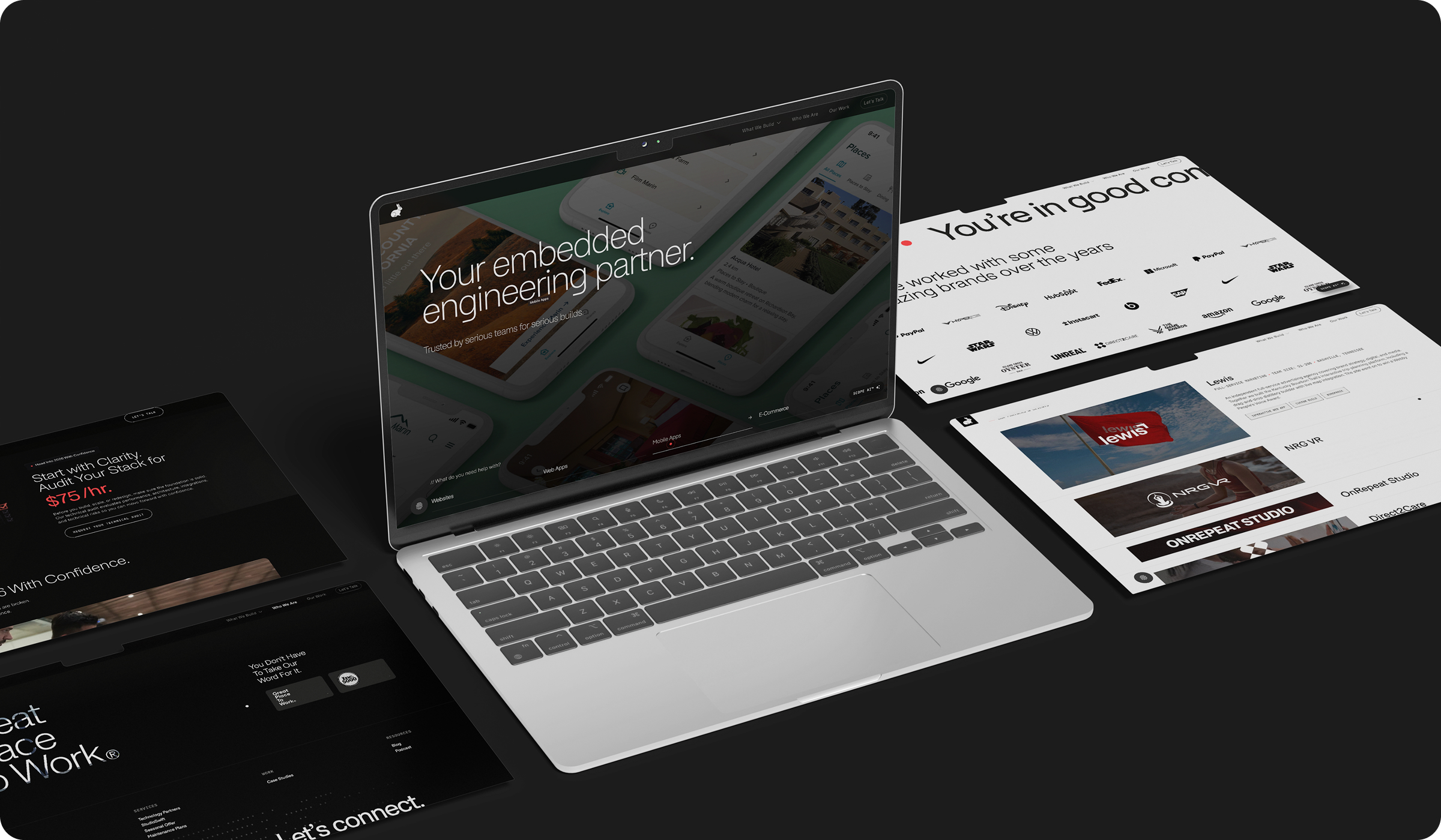 White Rabbit Group responsive layouts
